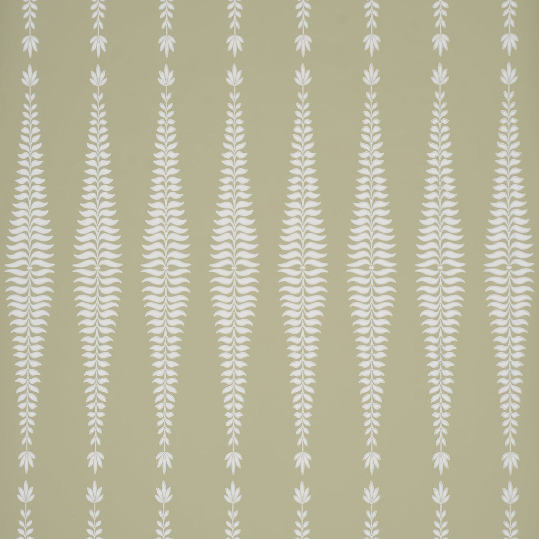 Fern Tree - Olive by Schumacher Wallcovering