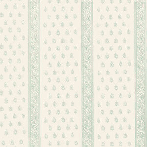 Katsura Stripe Water Blue 5005202 by Schumacher Wallcovering