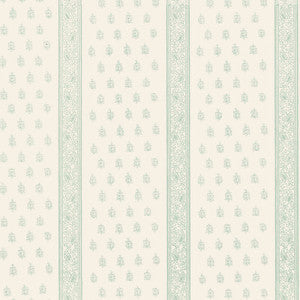 Katsura Stripe Water Blue 5005202 by Schumacher Wallcovering
