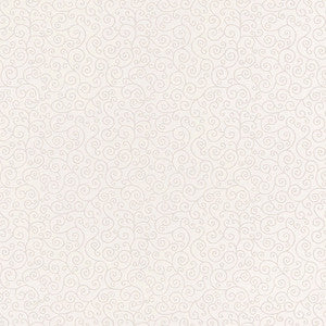 Sangar Scroll Oyster 5005220 by Schumacher Wallcovering