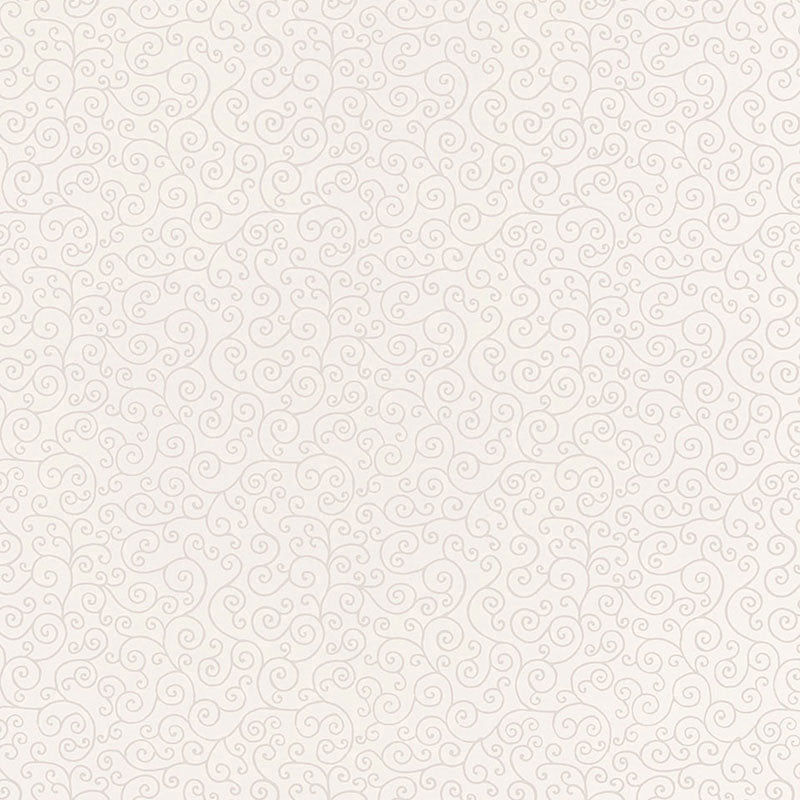 Sangar Scroll Oyster 5005220 by Schumacher Wallcovering
