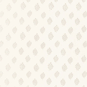Bakara Leaf Oyster 5005230 by Schumacher Wallcovering