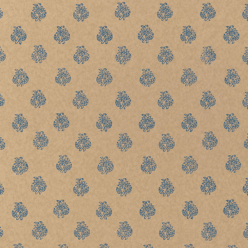 Kaladera Indigo 5005255 by Schumacher Wallcovering