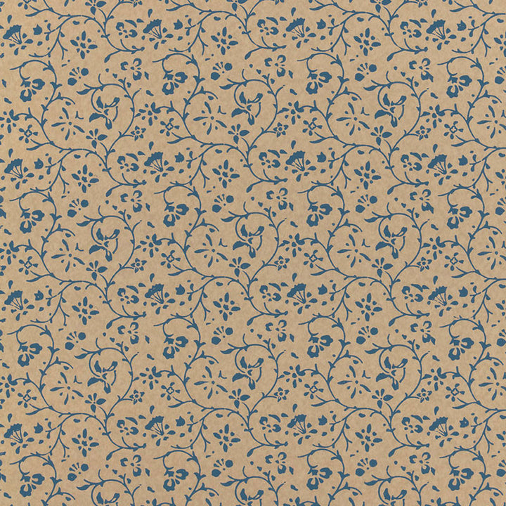 Kyara Vine Indigo 5005264 by Schumacher Wallpaper JAIPUR / HAND BLOCK PRINTS Paper 0 INDIA </p><p>Repeat: Horizontal: and Vertical: 6 3/4" (17CM) 27 - Fabric Carolina -
