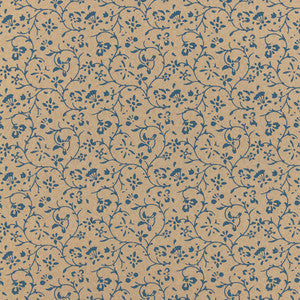 Kyara Vine Indigo 5005264 by Schumacher Wallcovering
