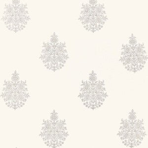 Asara Flower Oyster 5005320 by Schumacher Wallcovering