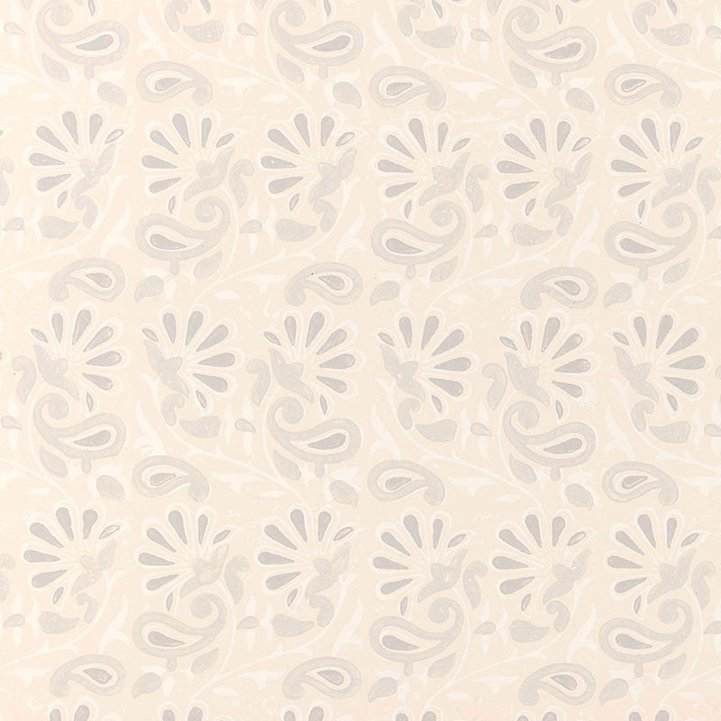Rampura Oyster 5005340 by Schumacher Wallcovering