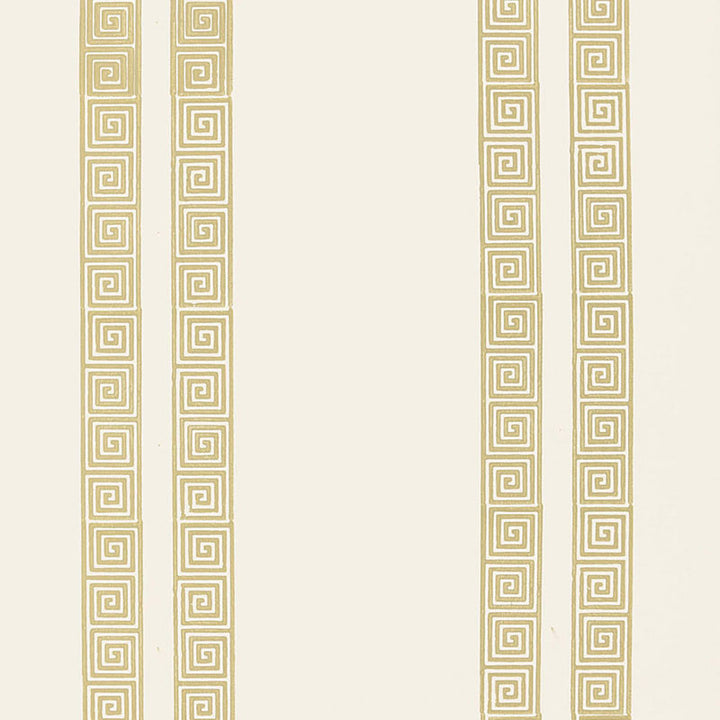 Greek Key Stripe Straw 5005363 by Schumacher Wallpaper JAIPUR / HAND BLOCK PRINTS Paper 0 INDIA </p><p>Repeat: Horizontal: and Vertical: 7 1/2" (19CM) 27 - Fabric Carolina -