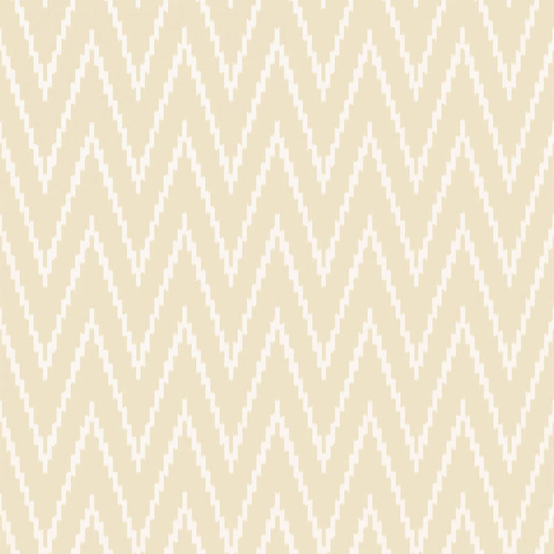 Kasari Ikat Alabaster 5005990 by Schumacher Designer Wallpaper BYZANTIUM Paper 0 UNITED STATES OF AMERICA </p><p>Repeat: Horizontal: 13 1/2" (34CM) and Vertical: 4 1/2" (11CM) 27 - Swanky Fabrics -