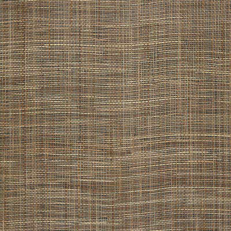Pondera Weave Tabac 5006182 by Schumacher Designer Wallpaper QUIET BEAUTY Paper 0 SOUTH KOREA </p><p>Repeat: Horizontal: and Vertical: 35 - Swanky Fabrics -
