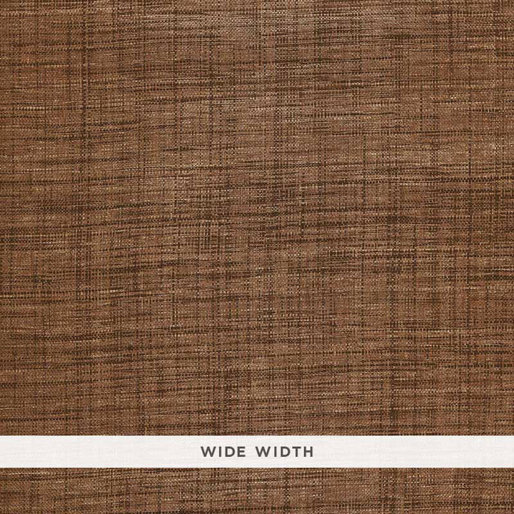 Weston Raffia Weave Sable 5006202 by Schumacher Wallcovering
