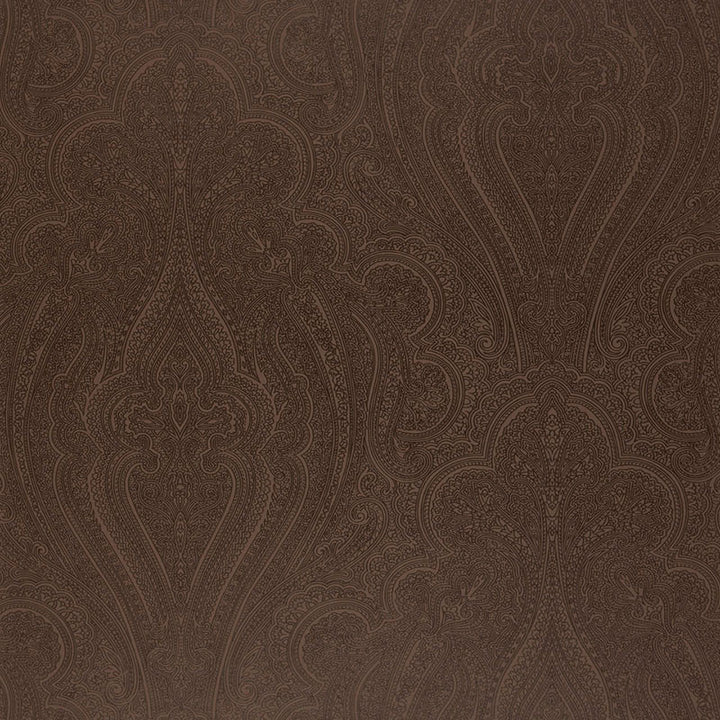 Breckenridge Paisley Java 5006242 by Schumacher Wallcovering