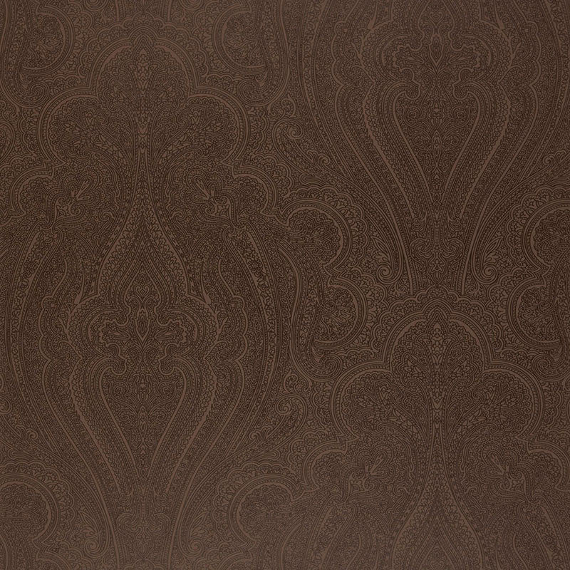 Breckenridge Paisley Java 5006242 by Schumacher Wallpaper LUXE LODGE Paper 0 UNITED KINGDOM </p><p>Repeat: Horizontal: 27" (69CM) and Vertical: 25 1/4" (64CM) 27 - Fabric Carolina -