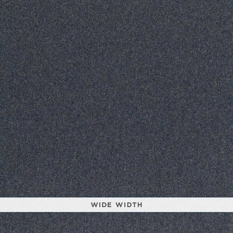 Chester Wool Sidewall Denim 5006297 by Schumacher Wallcovering