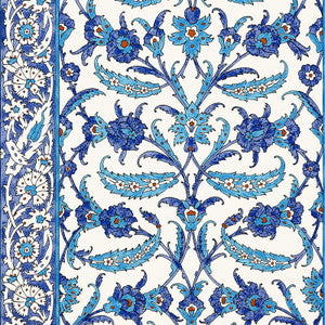 Topkapi Peacock 5006660 by Schumacher Wallcovering