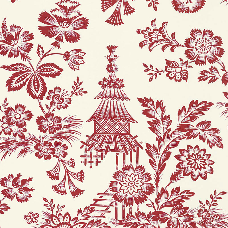 Song Garden Lacquer 5007031 by Schumacher Wallpaper PRINT HAPPY Paper 0 UNITED STATES OF AMERICA </p><p>Repeat: Horizontal: 26 1/2" (67CM) and Vertical: 31 3/8" (80CM) 27 - Fabric Carolina -
