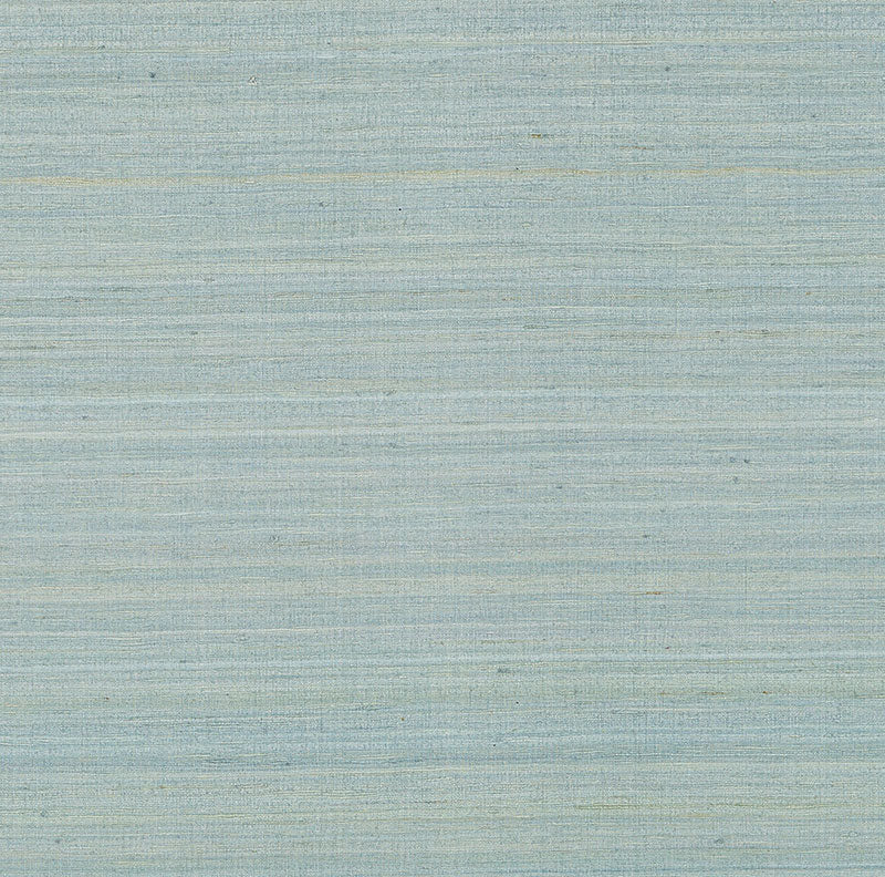 Shaded Silk - Aqua by Schumacher Wallcovering