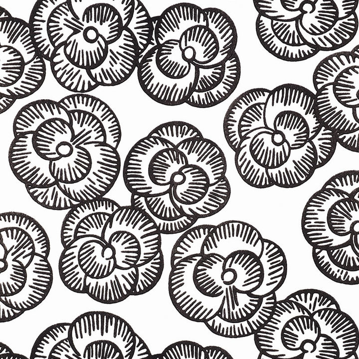 Mona Blackwork 5008820 by Schumacher Wallpaper VOGUE LIVING Paper 0 UNITED KINGDOM </p><p>Repeat: Horizontal: 20 1/2" (52CM) and Vertical: 19" (48CM) 20.5 - Fabric Carolina -