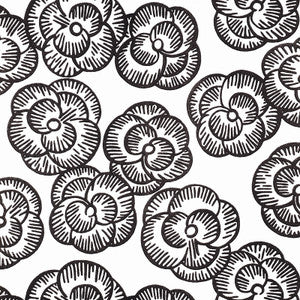Mona Blackwork 5008820 by Schumacher Wallcovering