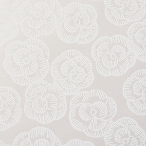 Mona Whitework 5008821 by Schumacher Wallcovering
