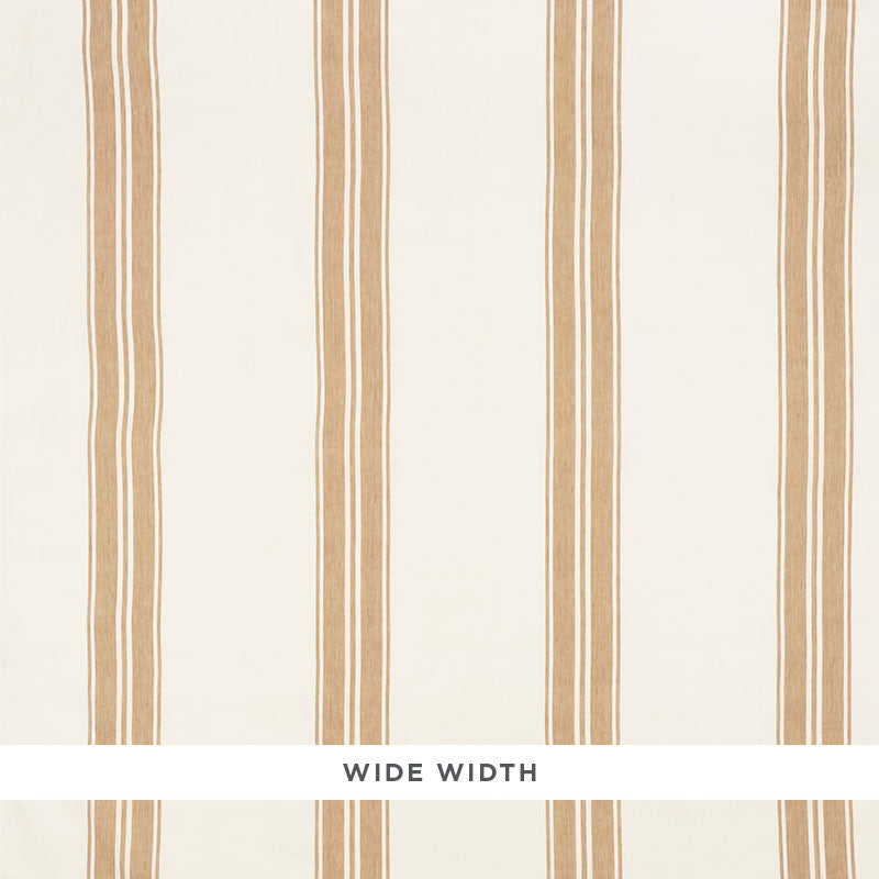 Brentwood Stripe Neutral 5009000 by Schumacher Wallcovering