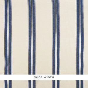 Brentwood Stripe Cobalt 5009002 by Schumacher Wallcovering
