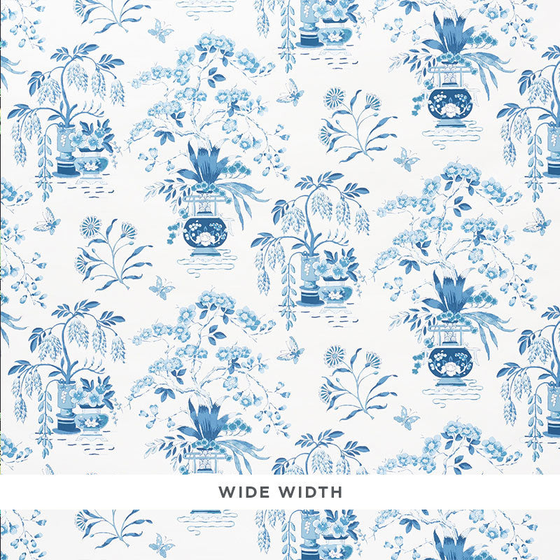 Ming Vase Porcelain 5009080 by Schumacher Wallpaper SIGNATURE SCHUMACHER Paper 0 UNITED STATES OF AMERICA </p><p>Repeat: Horizontal: 18" (46CM) and Vertical: 19" (48CM) 54 - Fabric Carolina -