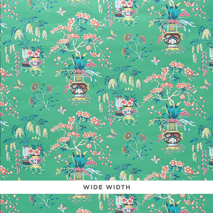 Ming Vase Jade 5009082 by Schumacher Wallpaper SIGNATURE SCHUMACHER Paper 0 UNITED STATES OF AMERICA </p><p>Repeat: Horizontal: 18" (46CM) and Vertical: 19" (48CM) 54 - Fabric Carolina -