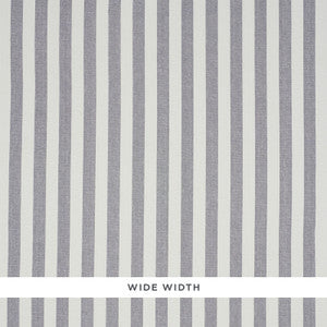 Linen Stripe Grey 5010252 by Schumacher Wallcovering
