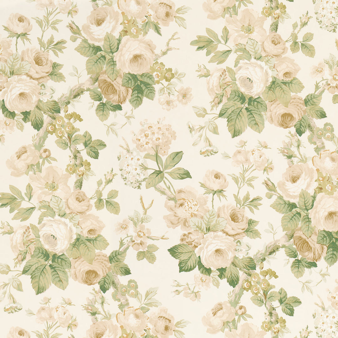 Nancy Floral - Ivory by Schumacher Wallcovering