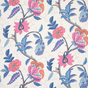 Indali Rose & Indigo 5013242 by Schumacher Wallcovering