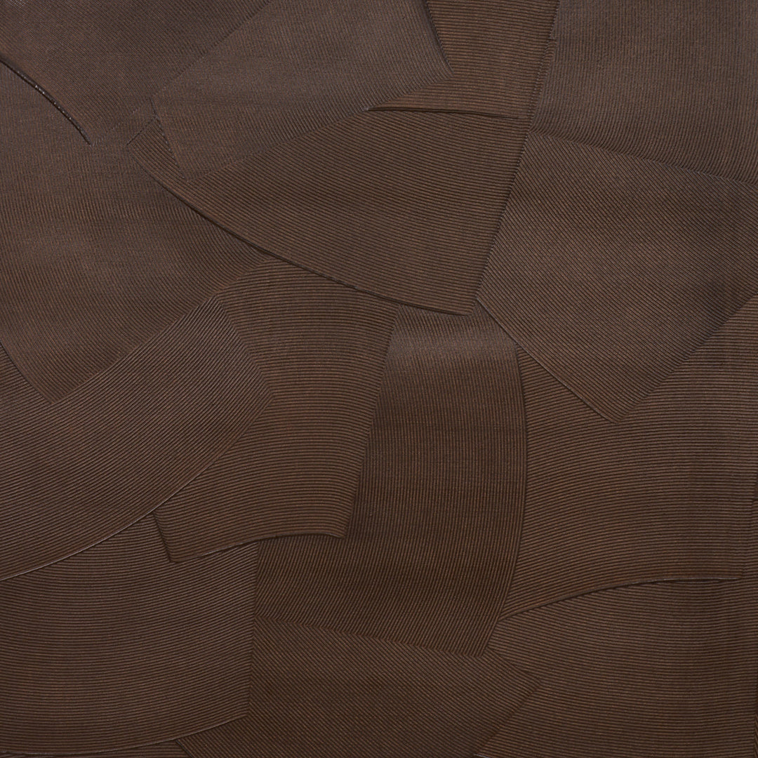 Hand Combed Plaster - Brown by Schumacher Wallcovering