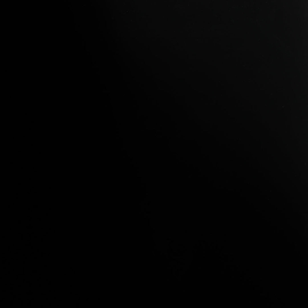 Ace Faux Lacquer Performance Vinyl - Black by Schumacher Wallcovering