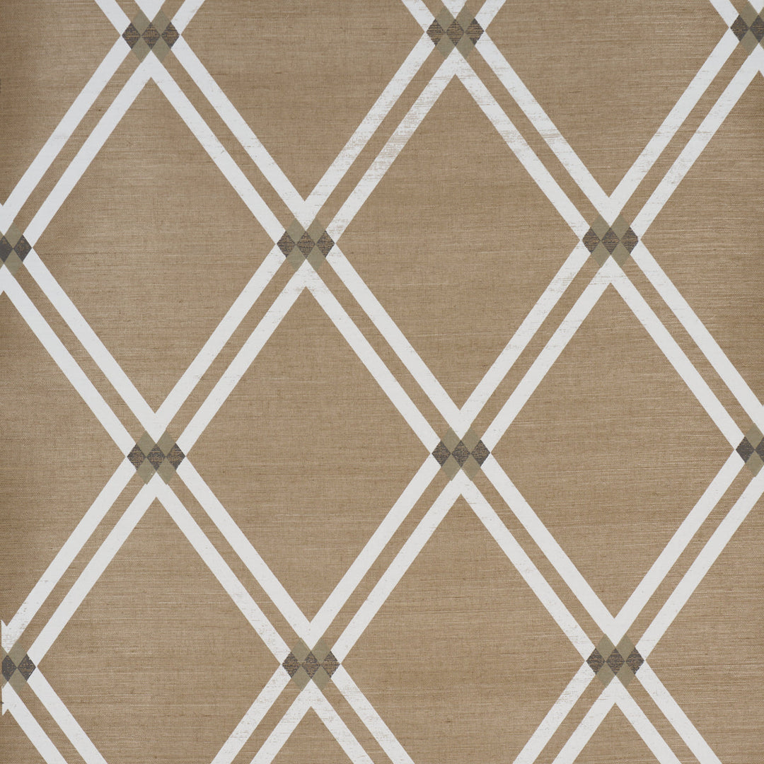 Asolo Sisal - Sepia by Schumacher Wallcovering