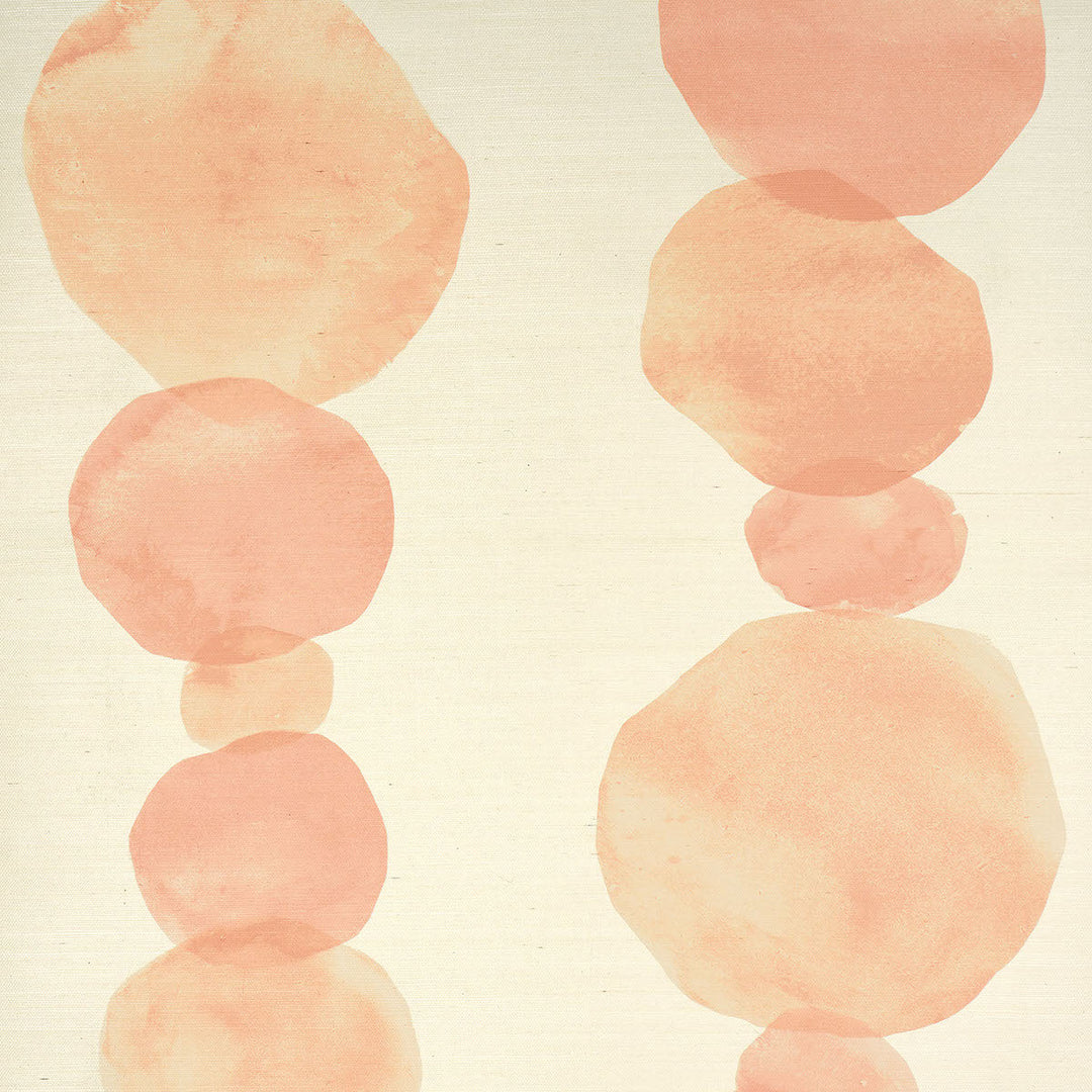 Hyperion Sisal - Peach by Schumacher Wallcovering