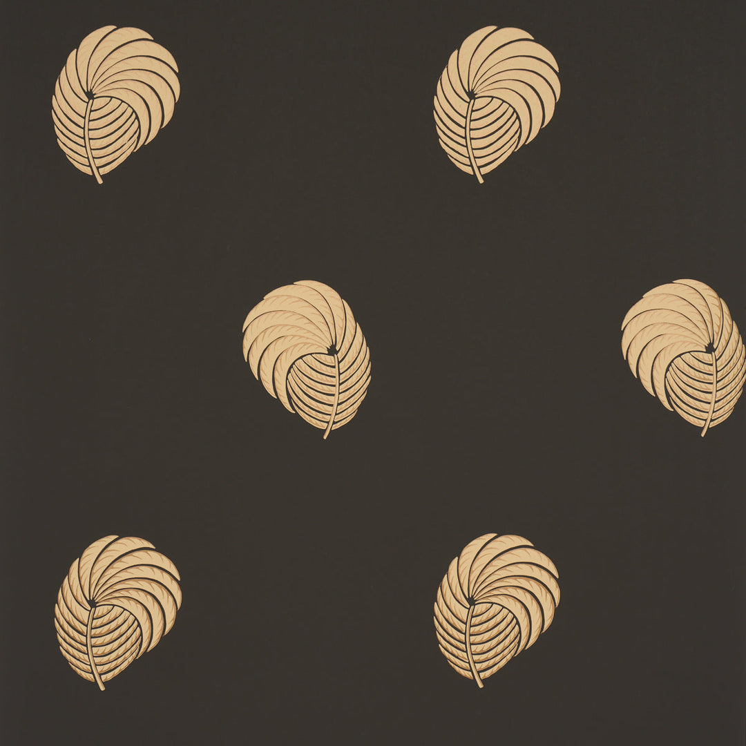 Royal Plume - Carbon by Schumacher Wallcovering