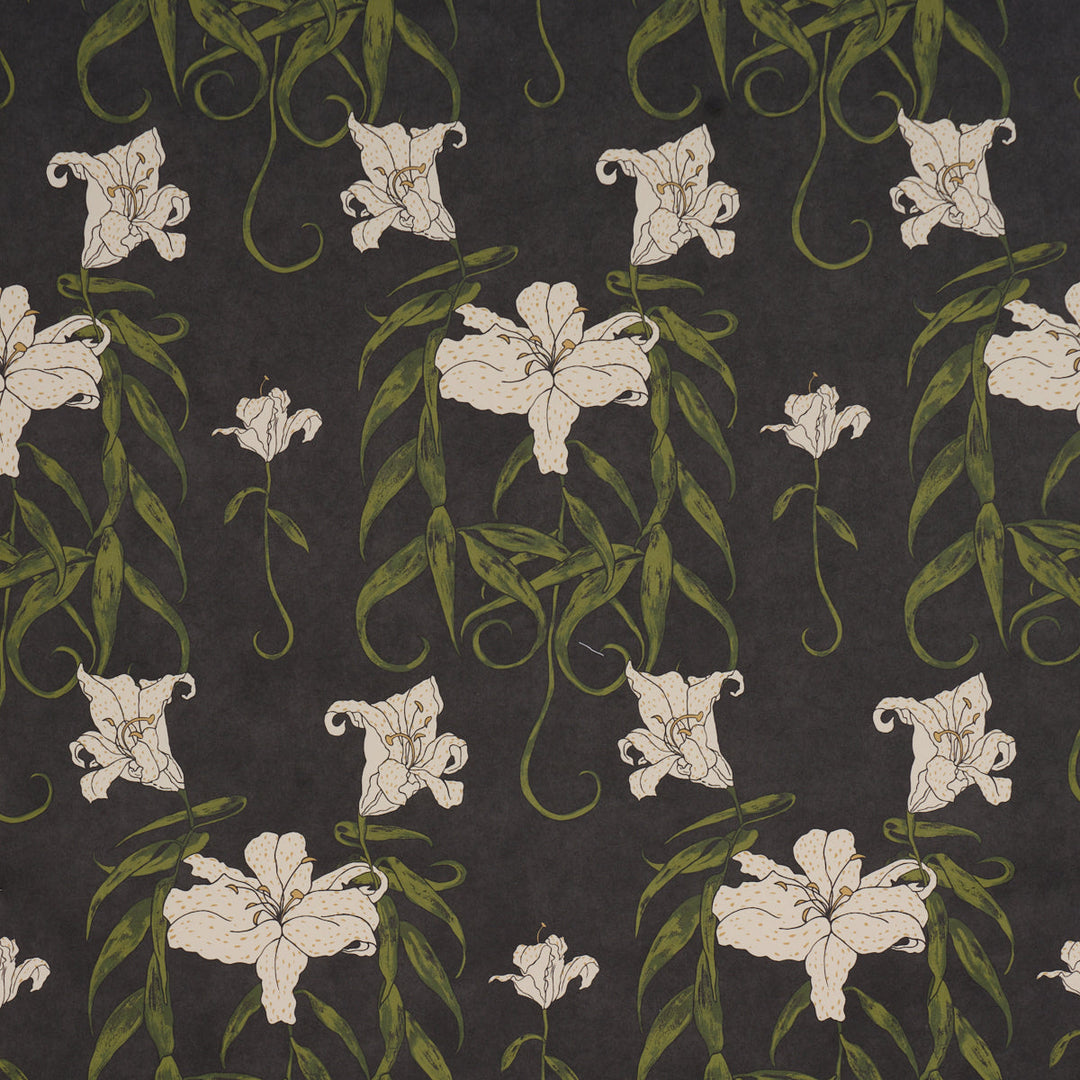Lady Lilith - Carbon by Schumacher Wallcovering