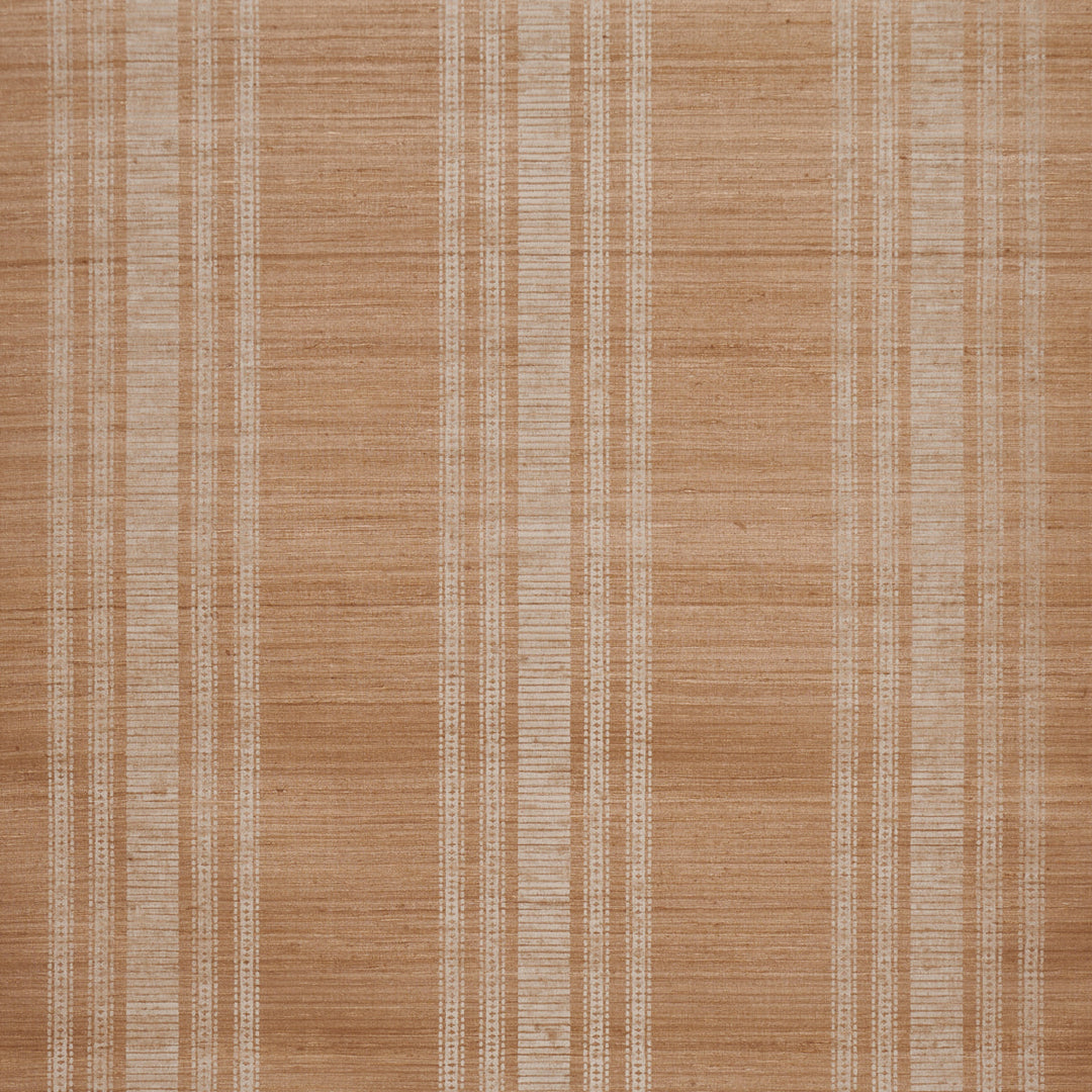 Cassia Silk Stripe Wallcovering - Neutral by Schumacher Wallcovering