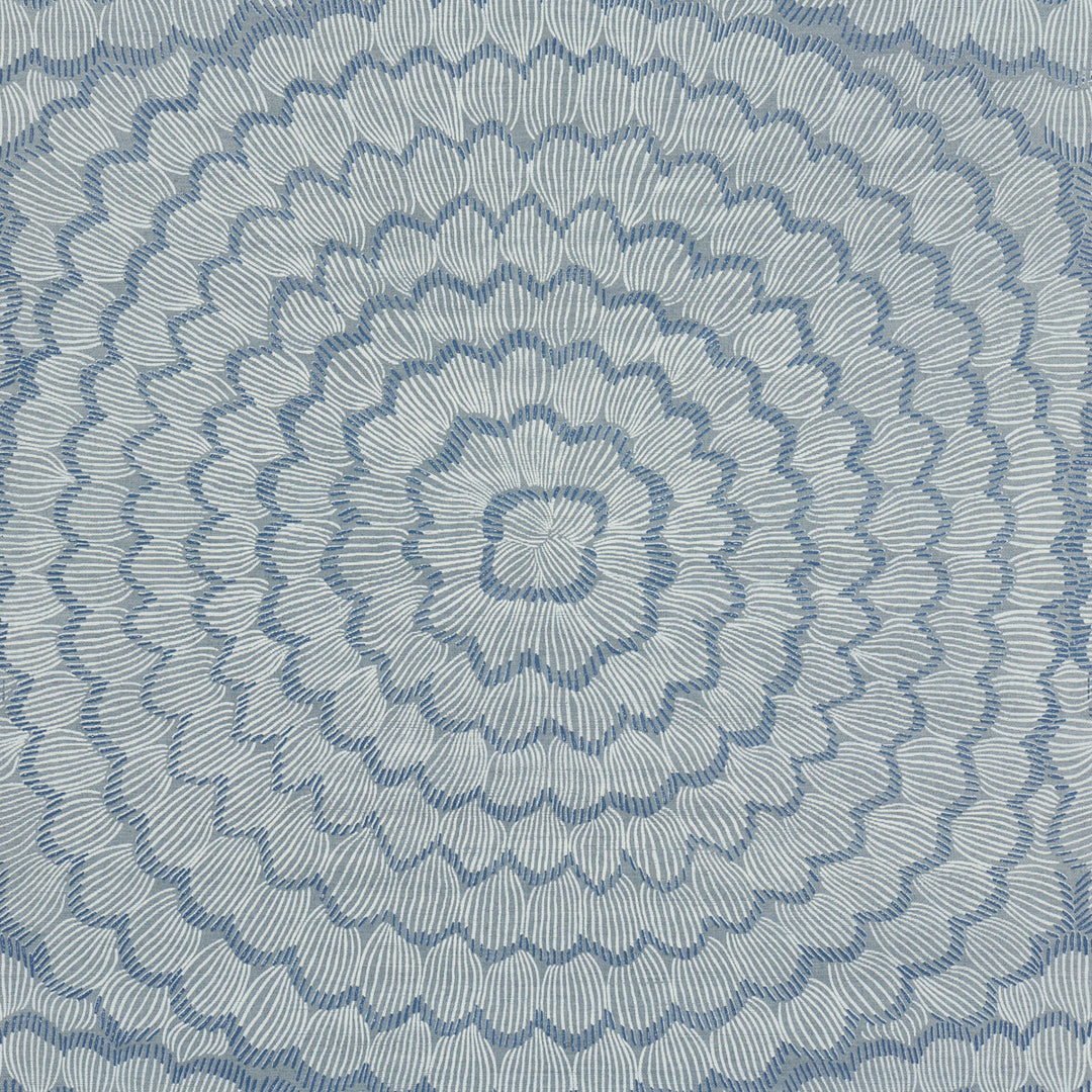 Feather Bloom Sisal - Cornflower by Schumacher Wallcovering