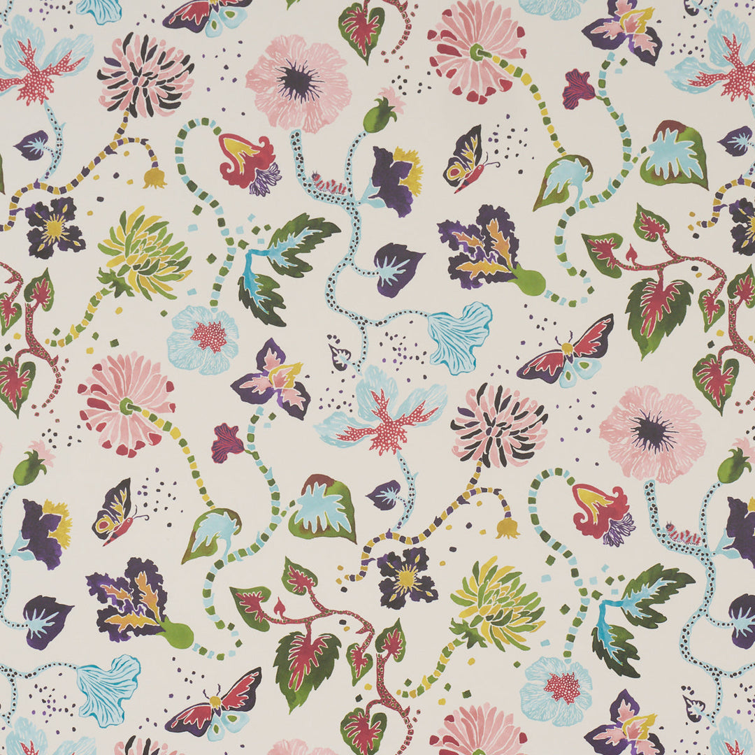Gloriette - Multi by Schumacher Wallcovering