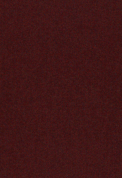 Jermyn Solid Flannel Maroon 50315 by Schumacher Designer Fabric Opulent-Textures 100% Wool Martindale 36,000 Horizontal: - and Vertical: - 54 - Swanky Fabrics -