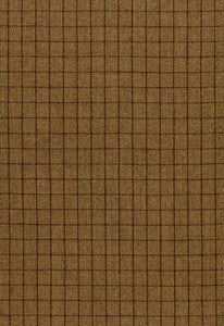 Saville Flannel Check Khaki 50322 by Schumacher Fabric