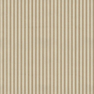 Silk Ticking Stripe Tobacco 50623 by Schumacher Fabric