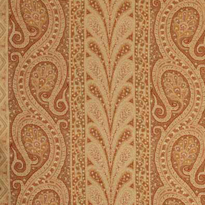 Chatelaine Paisley Camel/Sienna 50770 by Schumacher Fabric CHROMA See Sample ITALY LIGHT DUTY </p><p>Repeat: Horizontal: 29 1/2" (75CM) and Vertical: 17 1/8" (43CM) 59" WIDE (150CM) - Fabric Carolina -