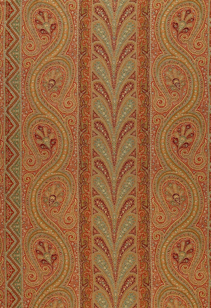 Chatelaine Paisley Tuscan 50773 by Schumacher Fabric Chroma 65% Viscose, 25% Wool, 10% Cotton Martindale 4,000 Horizontal: 29.5 and Vertical: 17.125 59 - Fabric Carolina -