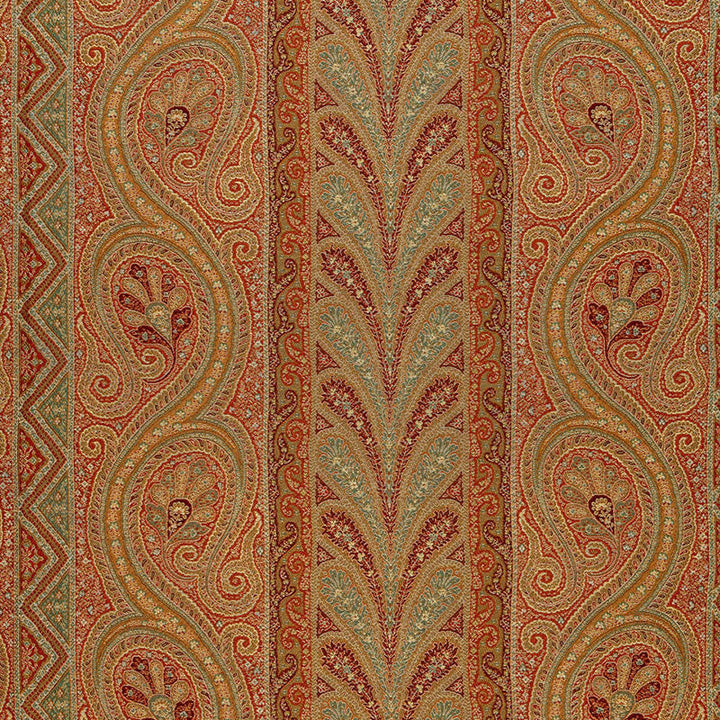 Chatelaine Paisley Tuscan 50773 by Schumacher Fabric Schumacher Fabric Chatelaine Paisley Tuscan 50773Fabric VISCOSE 65% ITALY </p><p>Repeat: H: HORZ. 29 1/2" (75CM) , V: VERT. 17 1/8" (43CM) 59 - Fabric Carolina -