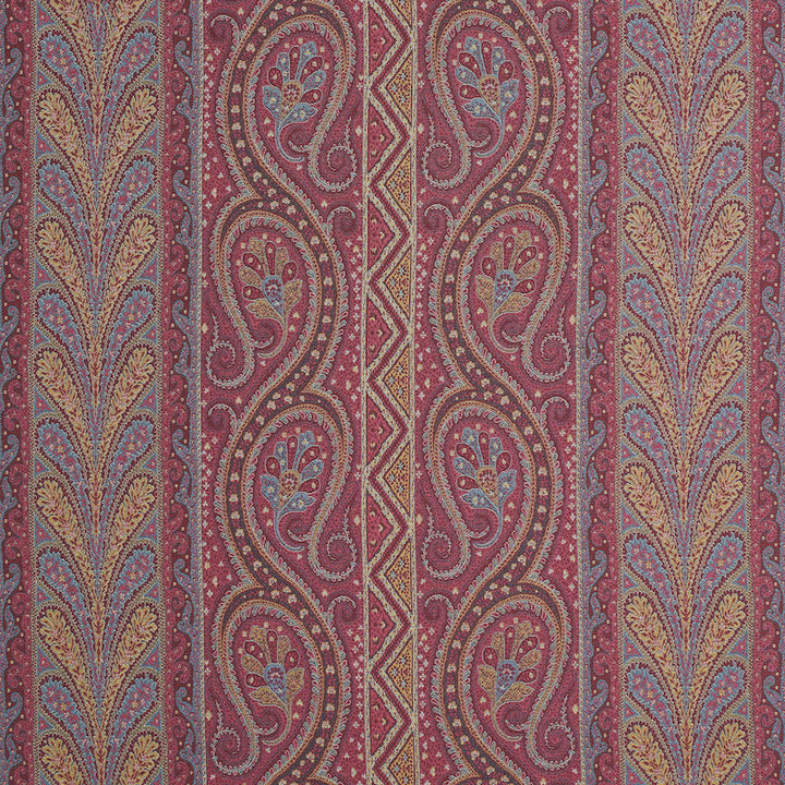 Chatelaine Paisley Magenta 50775 by Schumacher Fabric RIVE GAUCHE VISCOSE 65% WOOL 25% ITALY MARTINDALE 4,000 </p><p>Repeat: Horizontal: 29 1/2" (75CM) and Vertical: 17 1/8" (43CM) 59 - Fabric Carolina -