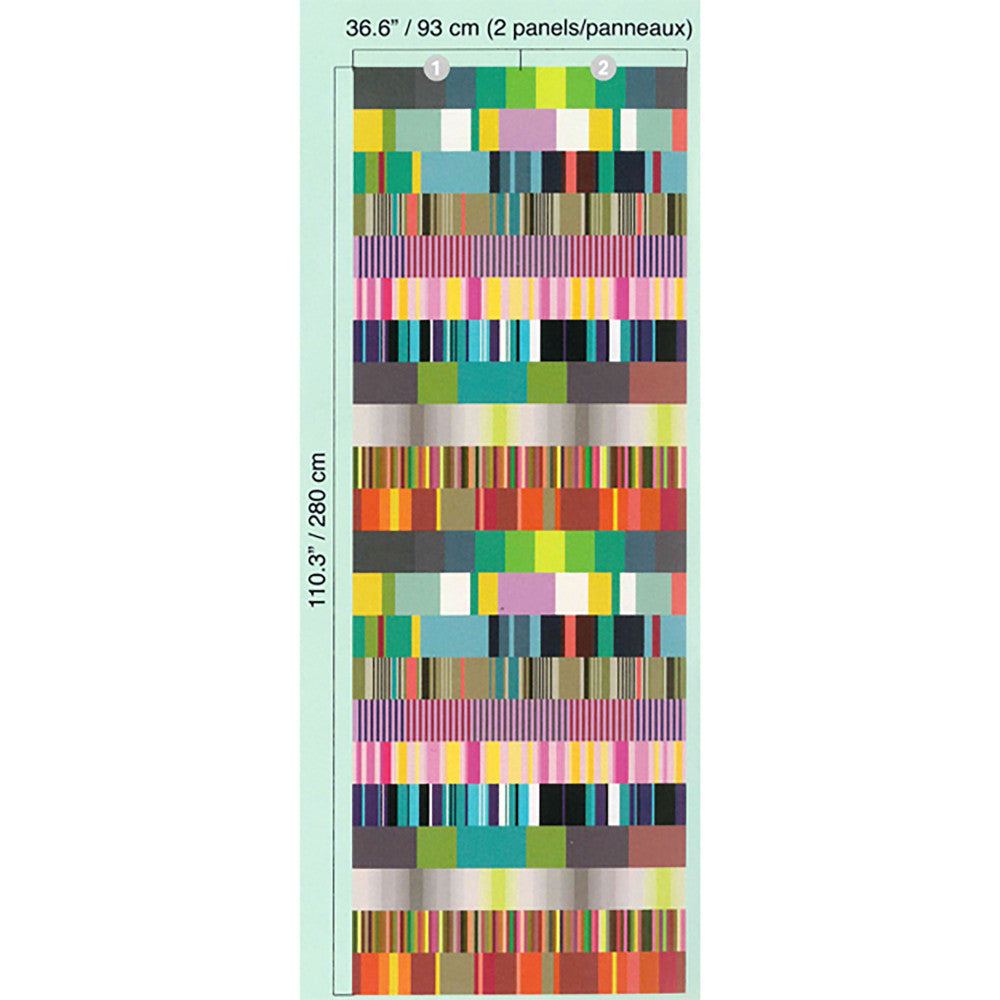 5080 15W6201 by JF Wallcovering JUST STRIPES WALLCOVERINGS 100% Wallpaper Germany Horizontal: and Vertical: 36.6 - Fabric Carolina -