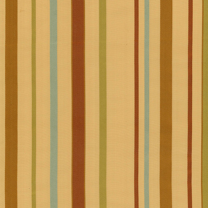 Alessandra Silk Stripe Gold 51484 by Schumacher Designer Fabric CHROMA F05 See Sample INDIA LIGHT DUTY </p><p>Repeat: Horizontal: 13 3/4" (35CM) and Vertical: - 54" WIDE (137CM) - Swanky Fabrics -