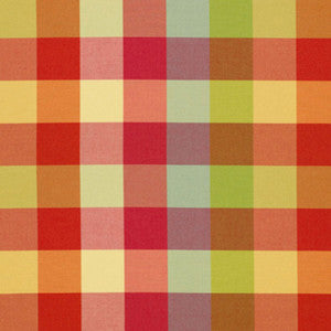 Fiji Check Juicy Fruit 51600 by Schumacher Fabric